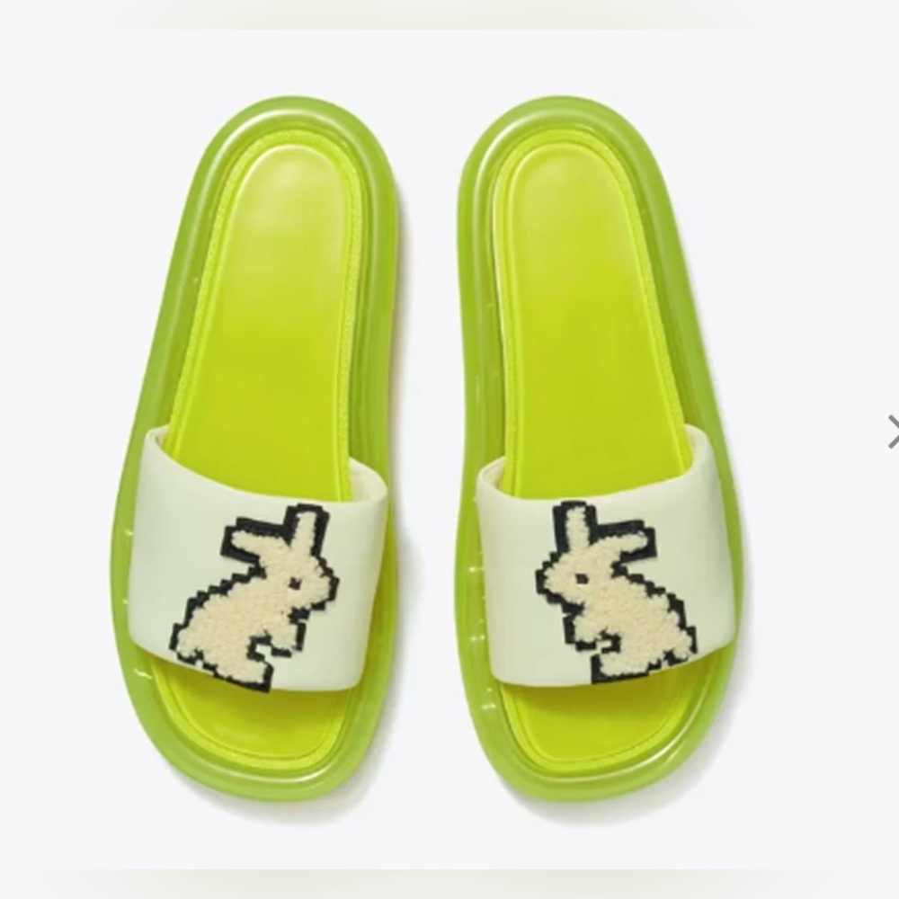Tory Burch Sandal Rabbit Bubble Jelly Leather